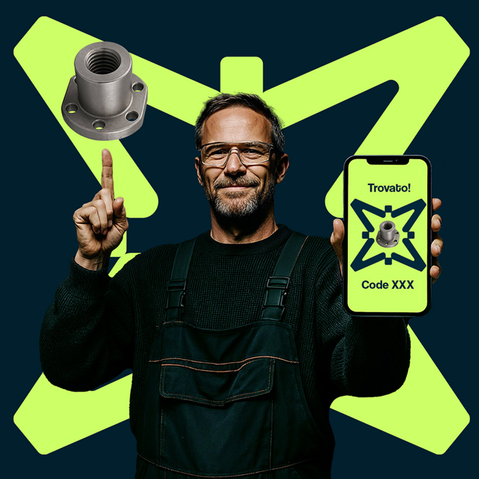 <strong>Riconosci qualsiasi <br><mark style="background-color:rgba(0, 0, 0, 0)" class="has-inline-color has-primary-color">componente</mark> all’istante</strong>